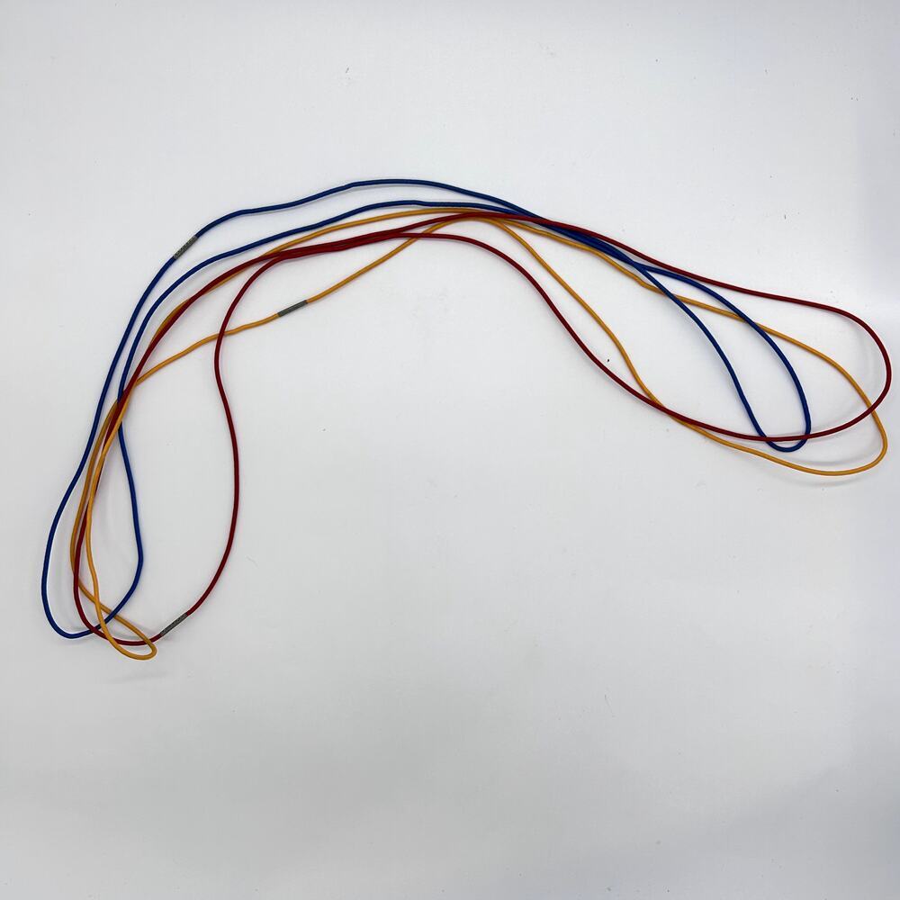 Vintage WCW Galoob Ring Ropes Only (Stretched Yellow) Wrestling Toy Replacement